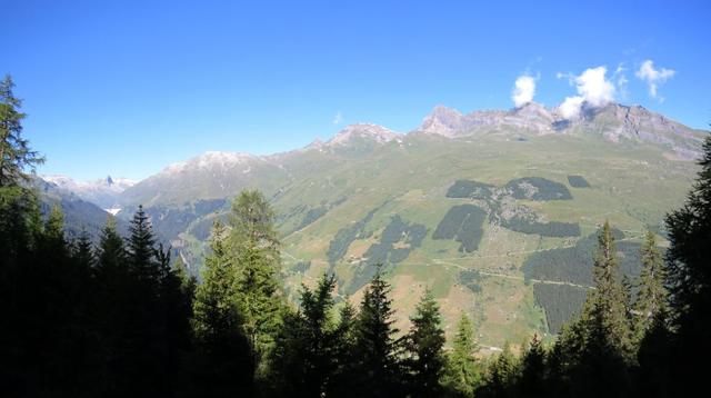 schönes Breitbildfoto mit Blick ins Valsertal. Bei Breitbildfotos nach dem anklicken, immer noch auf Vollgrösse klicken