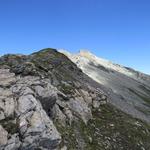 Blick hinauf zum Tomülhorn