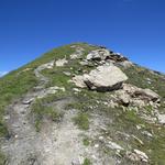 zwischendurch verschwindet der Tomülhorn hinter einer Kuppe