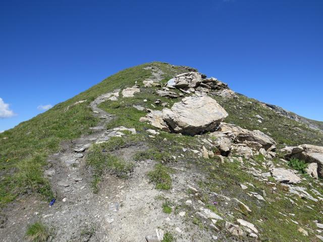 zwischendurch verschwindet der Tomülhorn hinter einer Kuppe