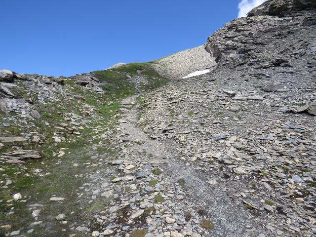 im Frühsommer kann hier in den Mulden noch viel Schnee liegen