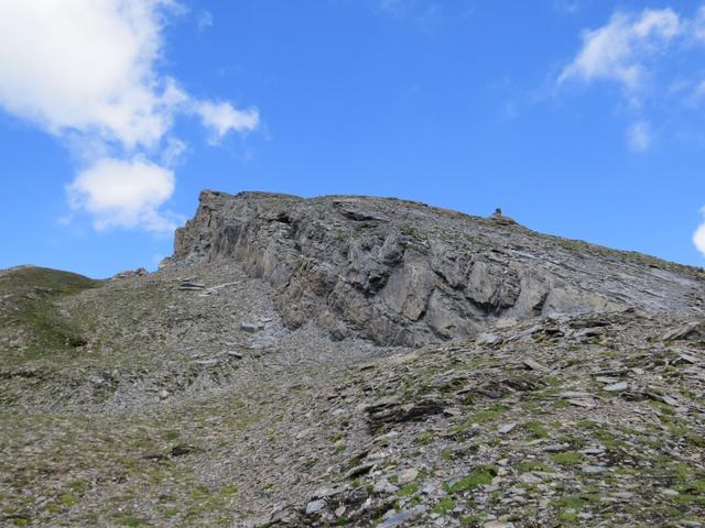 Blick zurück und hinauf zum Tomülhorn