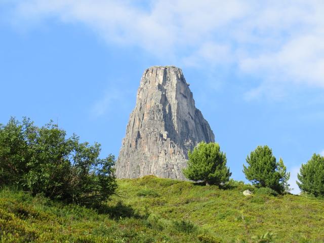 das Zerfreilahorn wird wegen seiner markanten Form gerne das Matterhorn Graubündens genannt