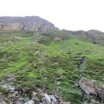 nach dem überqueren des Valser Rhein, geht es richtig zur Sache. Steil geht es nun bergan