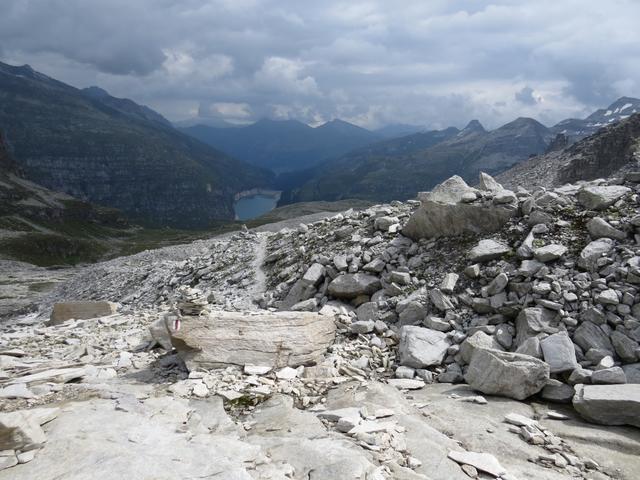 der Bergweg ist gut markiert...