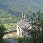 Blick zurück zur Kapelle mit dem schönen Aussichtspunkt