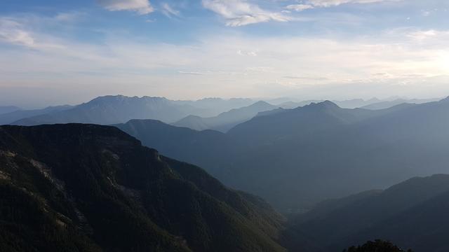 Blick Richtung Gridone, Pizzo Ruscada, Pizzo Zucchero viele Bergtouren kommen uns in den Sinn