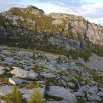 ...bevor es wieder zum Rifugio Alpe Masnee zurückgeht. Die Häuser sind fast nicht zu erkennen