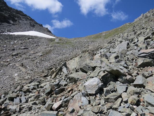 ...hinauf zum Augstbordpass