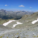 schönes Breitbildfoto mit Blick über das Turtmanntal zum Meidpass, den wir tagsdarauf überqueren werden