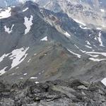 Blick zum Aufstieg zum Schwarzhorn und zum Augstbordpass