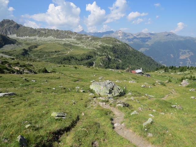 ...und erreichen bei La Roja 2295 m.ü.M. wieder...