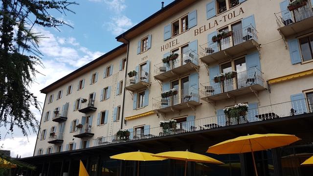 ...und kehren wie eingeplant im Hotel Bella Tola ein