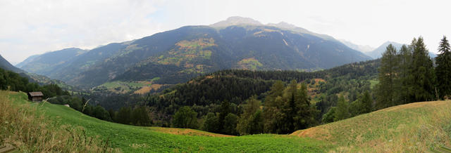 schönes Breitbildfoto mit Blick ins untere Goms. Bei Breitbildfotos nach dem anklicken, immer noch auf Vollgrösse klicken