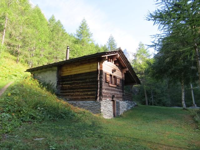 bei den Hütten von Ze Steinu 1296 m.ü.M. ist der Talgrund erreicht