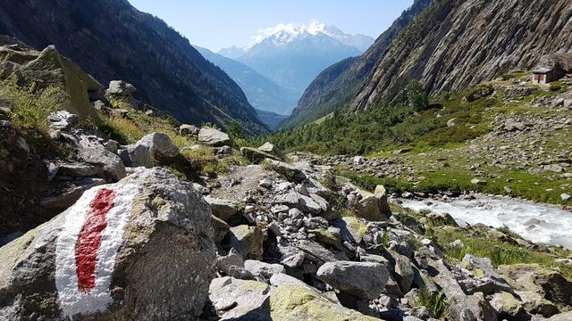 Blick talauswärts