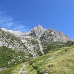 während dem Aufstieg blicken wir immer wieder auf das Stockhorn