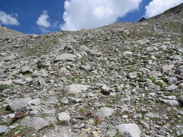 karge Landschaft, der x-fach verzweigte Bach, die steilen Felswände und darüber die hohen Schneegipfeln...