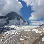 Blick zum Bietschhorn, Kleines Nesthorn und Baltschiedergletscher