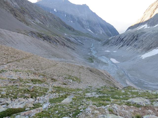 erstes Ziel ist die Mäanderlandschaft des Baltschiederbach