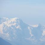 sogar das Breithorn mit Klein Matterhorn ist zu erkennen