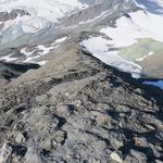 mit einem weinendem Auge verlassen wir diesen traumhaften Gipfel. Quasi der Hausberg der Cabane des Aiguilles Rouges