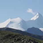 Blick zum Weisshorn und Bishorn