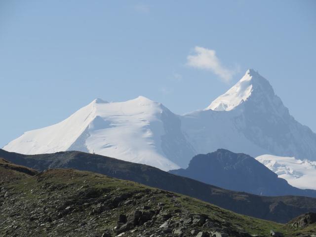 Blick zum Weisshorn und Bishorn