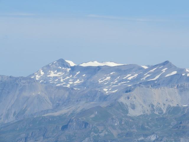Blick zum Glacier de la Plaine Morte. Dort oben waren wir auch schon