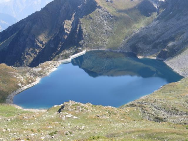 Blick hinunter zum Illsee