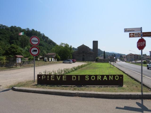 kurz vor Filattiera liegt die schöne romanische Kirche Santo Stefano di Sorano