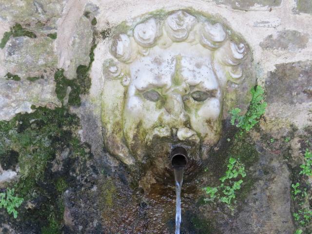 das herausfliessende Wasser beim Dorfbrunnen, ist so gut, das die Einheimischen es täglich trinken