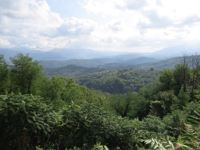 beim Dorf Vecchietto geniessen wir ein sehr schönes Panorama