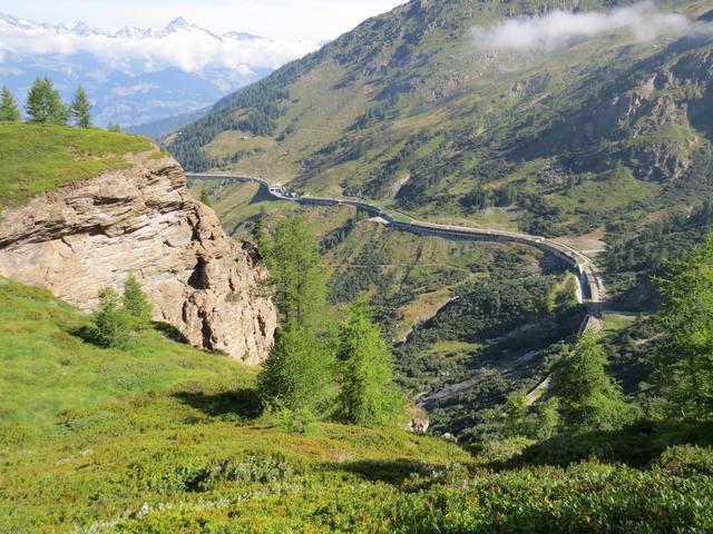 die Strasse über dem Simplon wurde auf Befehl Napoleon erbaut