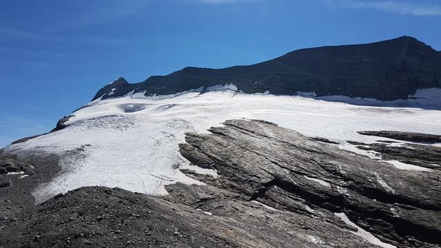 Blick zum Chaltwassergletscher