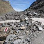 der Bergpfad ist markiert und ohne Probleme machbar