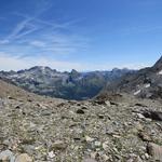 wir haben den Chaltwasserpass/Bocchetta d'Aurona erreicht 2770 m.ü.M und gleichzeitig die Grenze Schweiz/Italien