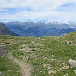 wir erreichen die Mattenflächen der Bodmeralp 2430 m.ü.M.