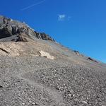 vom Col de Susanfe zweigt in nordöstlicher Richtung eine Pfadspur zur Haute Cime ab