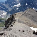 Blick auf den Col des Paresseux