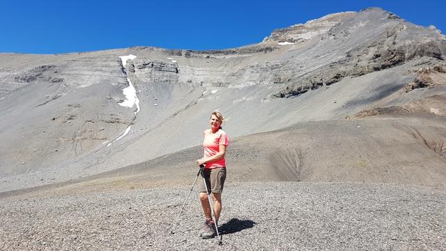 meine Maus auf dem Col de Susanfe 2494 m.ü.M.