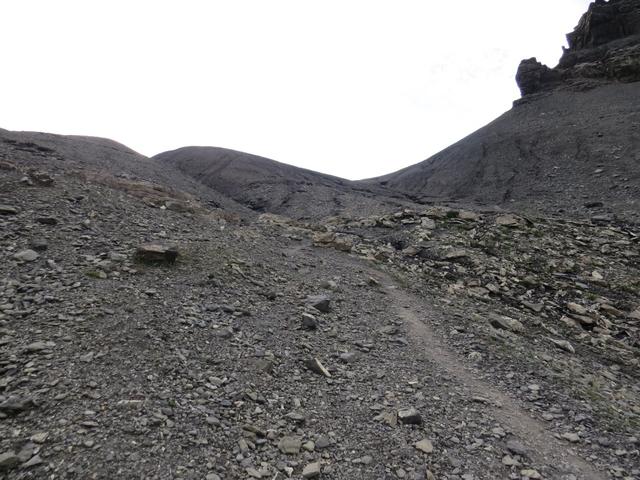 steil führt der Wanderweg hinauf auf den Col de Susanfe