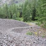 alles der Salanfe entlang, führt uns der Bergweg zum kleinen Parkplatz 1395 m.ü.M. wo unser Auto steht