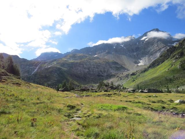 der Maniboden am Fuss des Schwarzhorn, ist eine kleine besonders reizvolle Ebene...