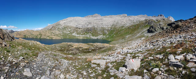 schönes Breitbildfoto mit Blick Richtung Geisspfadsee