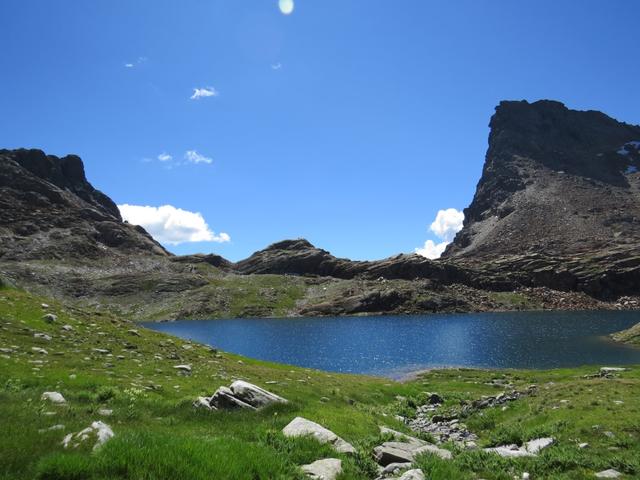 ein letzter Blick zurück zum Geisspfadsee. Traumhaft schön