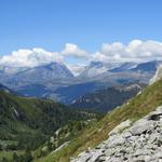 am Horizont ist der grosser Aletschgletscher erkennbar