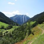 auf gleichbleibender Höhe wandern wir nun...