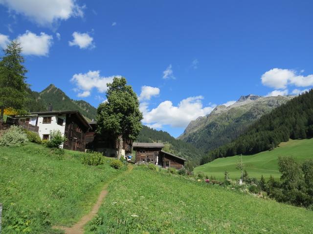 mit wunderschönen Ausblicken erreichen wir Holzerhüschere 1475 m.ü.M.