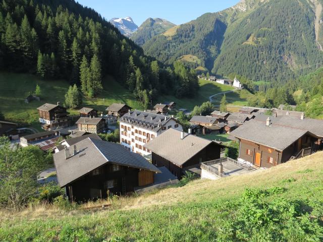 Blick auf Binn, unter den Einheimischen auch Schmidigehischere genannt